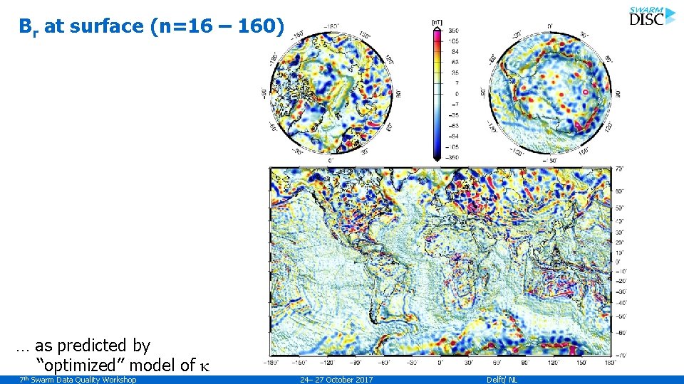 Br at surface (n=16 – 160) r … as predicted by “optimized” model of