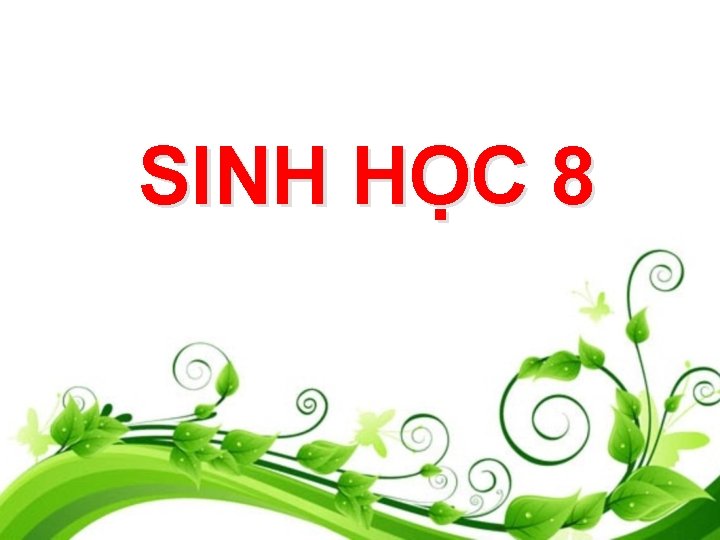 SINH HỌC 8 