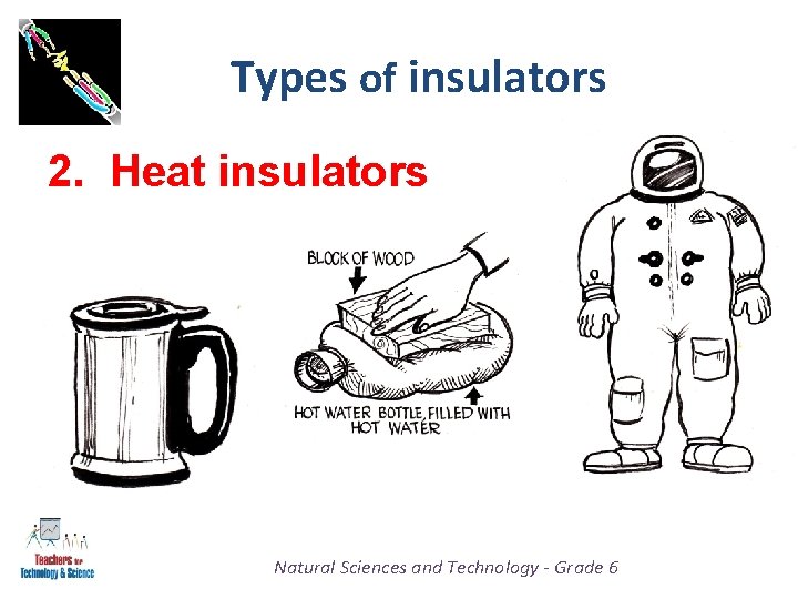 Types of insulators 2. Heat insulators Natural Sciences and Technology - Grade 6 