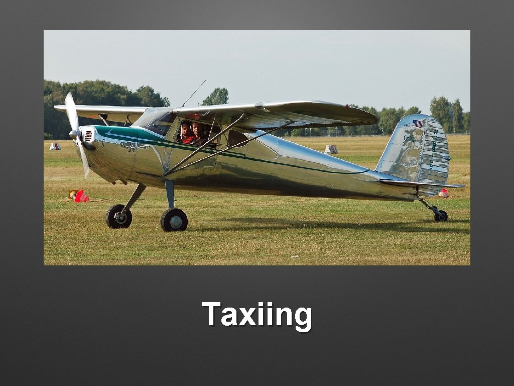 Taxiing 