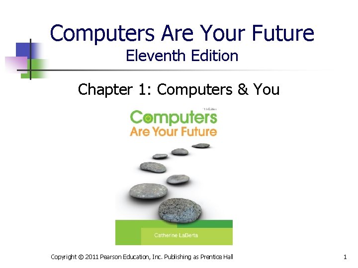 Computers Are Your Future Eleventh Edition Chapter 1: Computers & You Copyright © 2011
