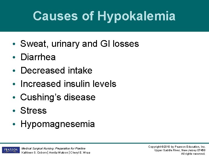 Causes of Hypokalemia • • Sweat, urinary and GI losses Diarrhea Decreased intake Increased Causes of Hypokalemia • • Sweat, urinary and GI losses Diarrhea Decreased intake Increased