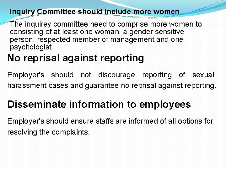 Inquiry Committee should include more women The inquirey committee need to comprise more women Inquiry Committee should include more women The inquirey committee need to comprise more women