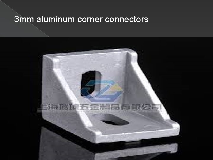 3 mm aluminum corner connectors 