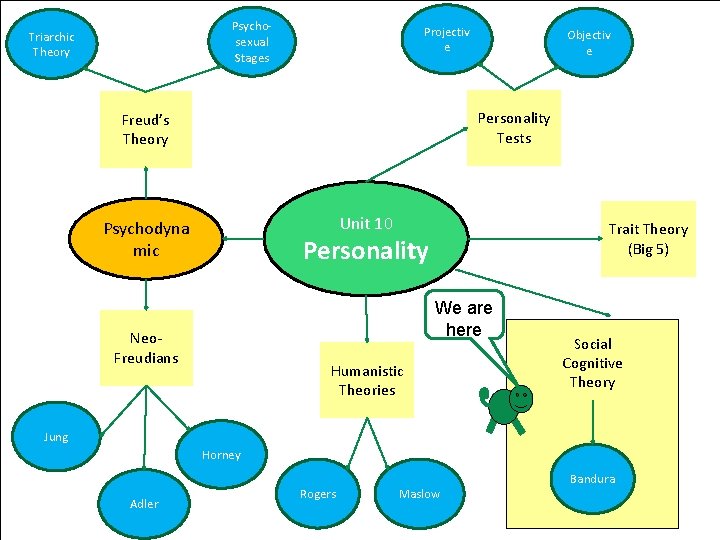 Psychosexual Stages Triarchic Theory Projectiv e Objectiv e Personality Tests Freud’s Theory Unit 10