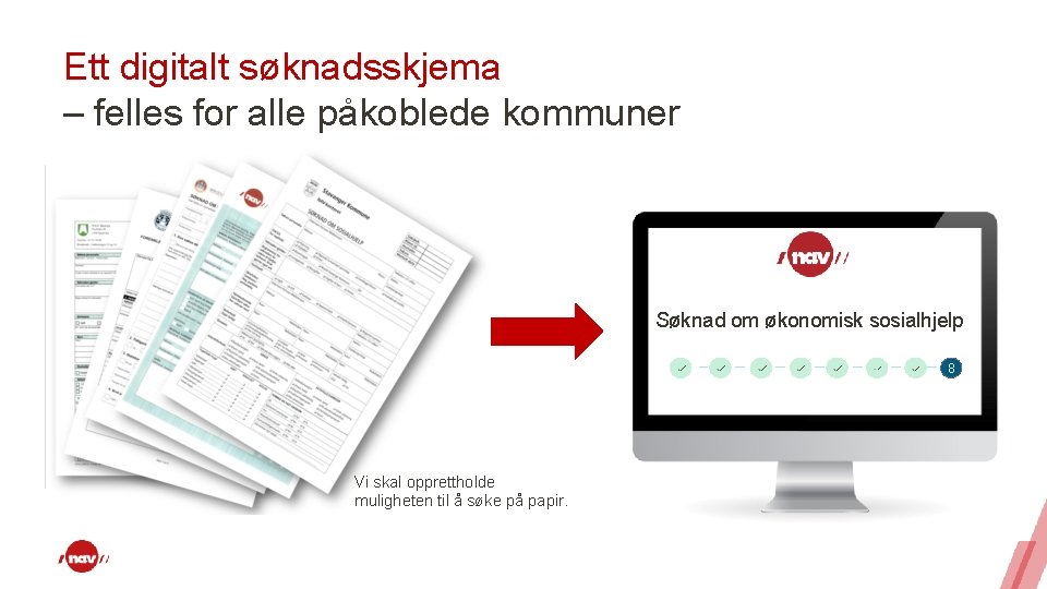 Ett digitalt søknadsskjema – felles for alle påkoblede kommuner Søknad om økonomisk sosialhjelp 3 Ett digitalt søknadsskjema – felles for alle påkoblede kommuner Søknad om økonomisk sosialhjelp 3