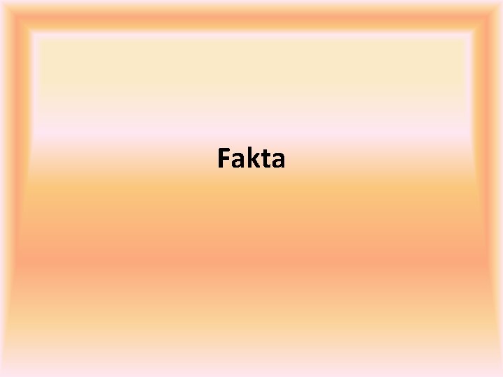 Fakta 