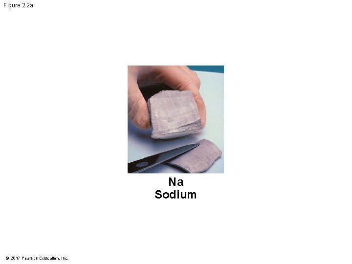 Figure 2. 2 a Na Sodium © 2017 Pearson Education, Inc. Figure 2. 2 a Na Sodium © 2017 Pearson Education, Inc.