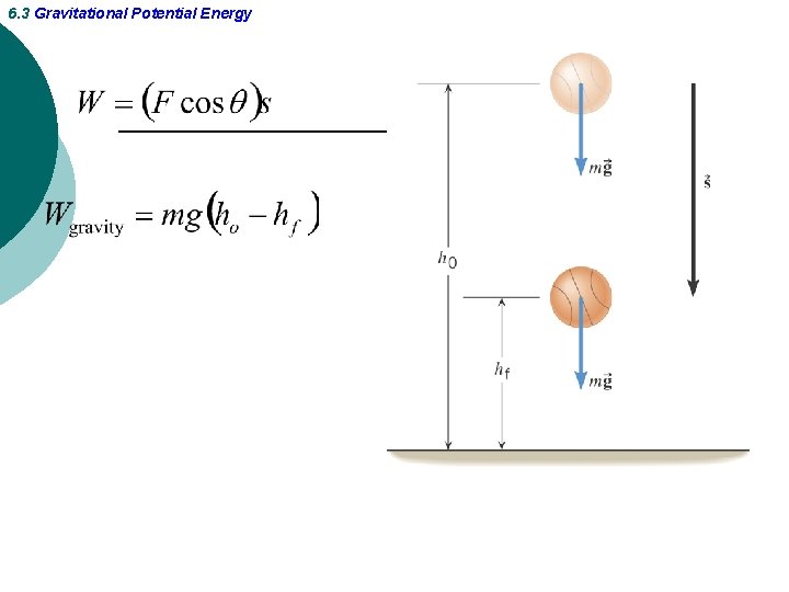 6. 3 Gravitational Potential Energy 