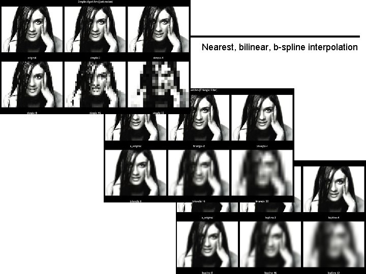 Nearest, bilinear, b-spline interpolation MIT EECS 6. 837, Durand Cutler Nearest, bilinear, b-spline interpolation MIT EECS 6. 837, Durand Cutler