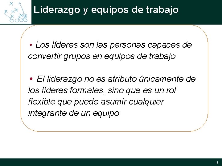 Liderazgo y equipos de trabajo i Los líderes son las personas capaces de convertir Liderazgo y equipos de trabajo i Los líderes son las personas capaces de convertir