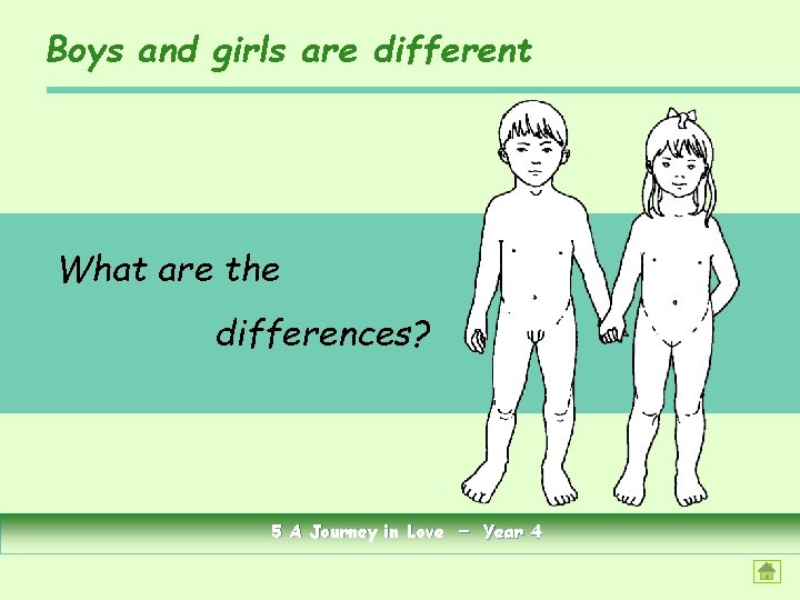 Boys and girls are different What are the differences? 5 A Journey in Love
