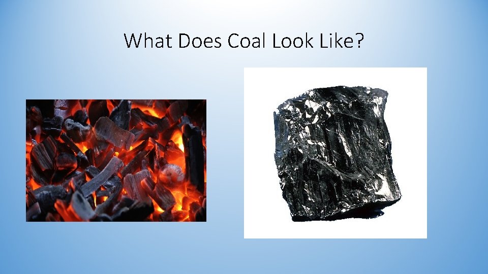 What Does Coal Look Like? 