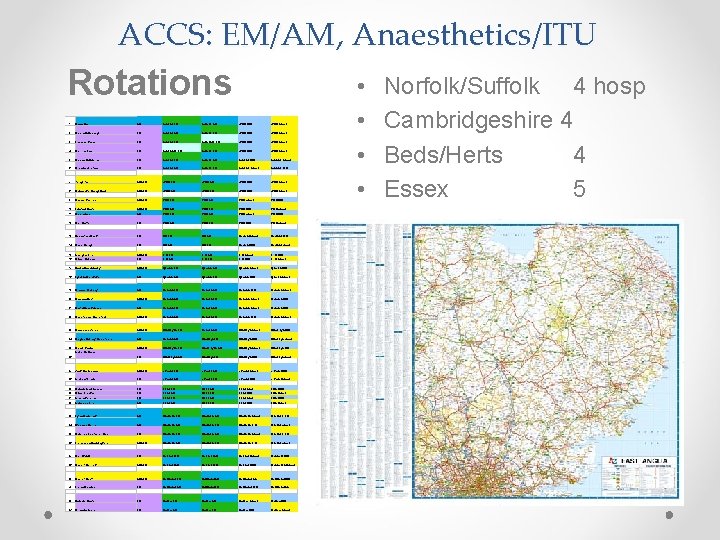 ACCS: EM/AM, Anaesthetics/ITU Rotations 1 Dana Shor AM Addenb EM Addenb AM WSH ICU