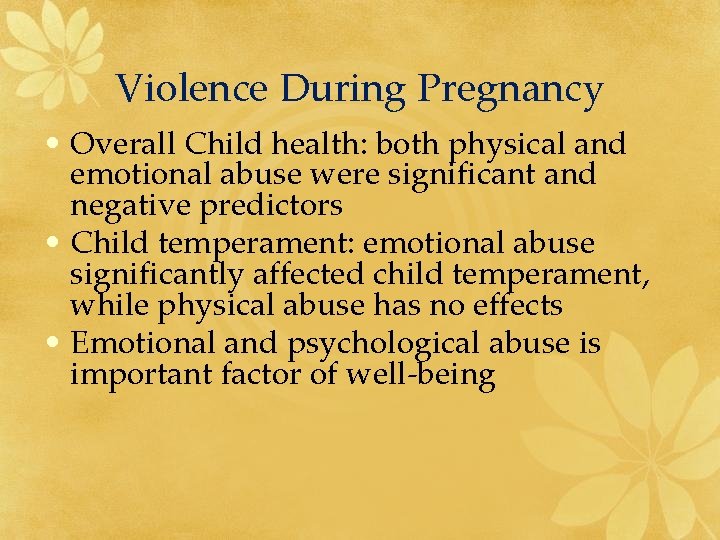 Domestic Violence Parenting And Behavior Outcomes Of Children