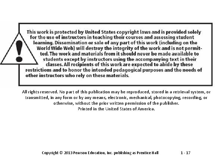 All rights reserved. No part of this publication may be reproduced, stored in a All rights reserved. No part of this publication may be reproduced, stored in a