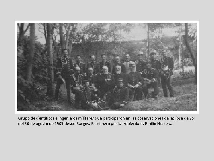 Grupo de científicos e ingenieros militares que participaron en las observaciones del eclipse de Grupo de científicos e ingenieros militares que participaron en las observaciones del eclipse de
