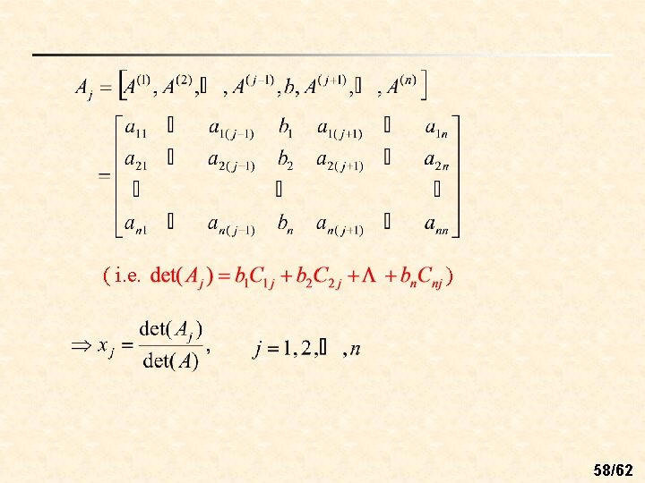 ( i. e. ) 58/62 ( i. e. ) 58/62