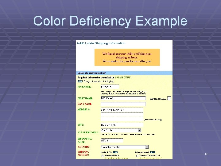 Color Deficiency Example 17 Color Deficiency Example 17