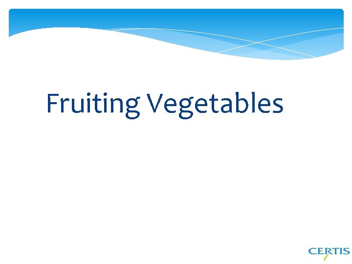 Fruiting Vegetables 