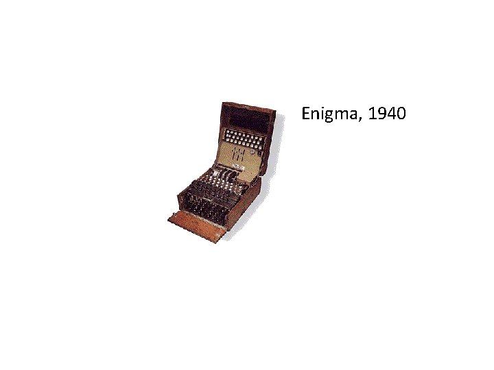 Enigma, 1940 