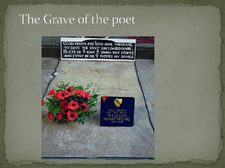 The Grave of the poet 