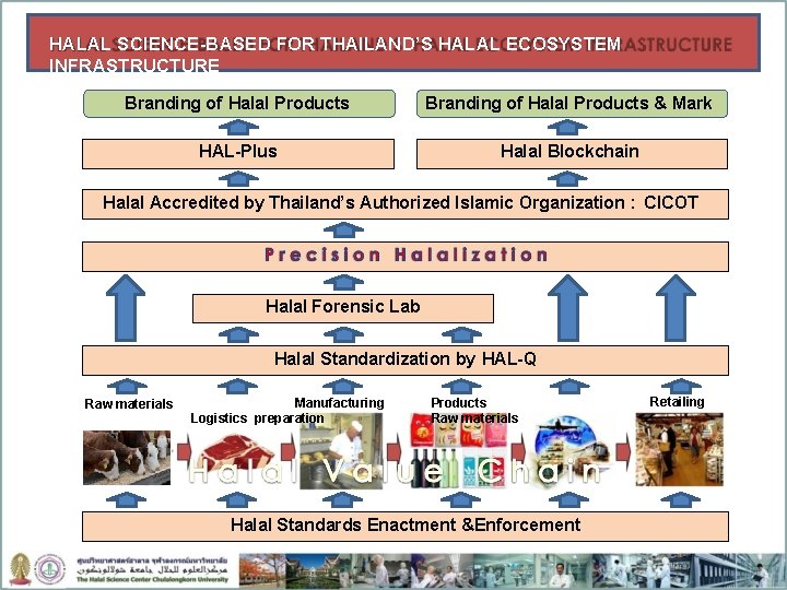 HALAL SCIENCE-BASED FOR THAILAND’S HALAL ECOSYSTEM INFRASTRUCTURE Branding of Halal Products & Mark HAL-Plus