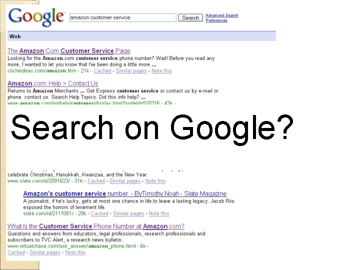 Search on Google? 