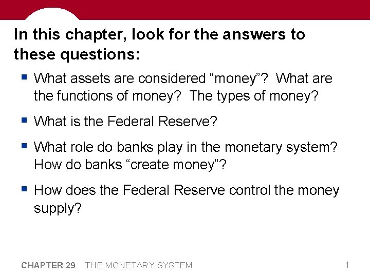 In this chapter, look for the answers to these questions: § What assets are In this chapter, look for the answers to these questions: § What assets are