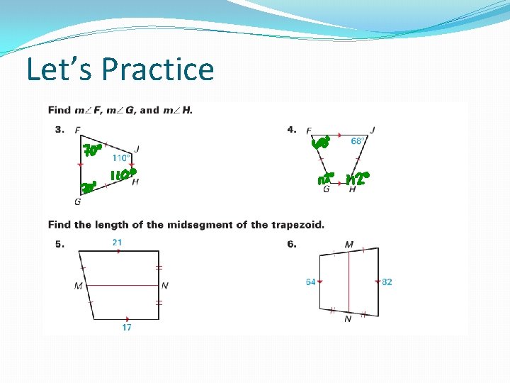 Let’s Practice Let’s Practice