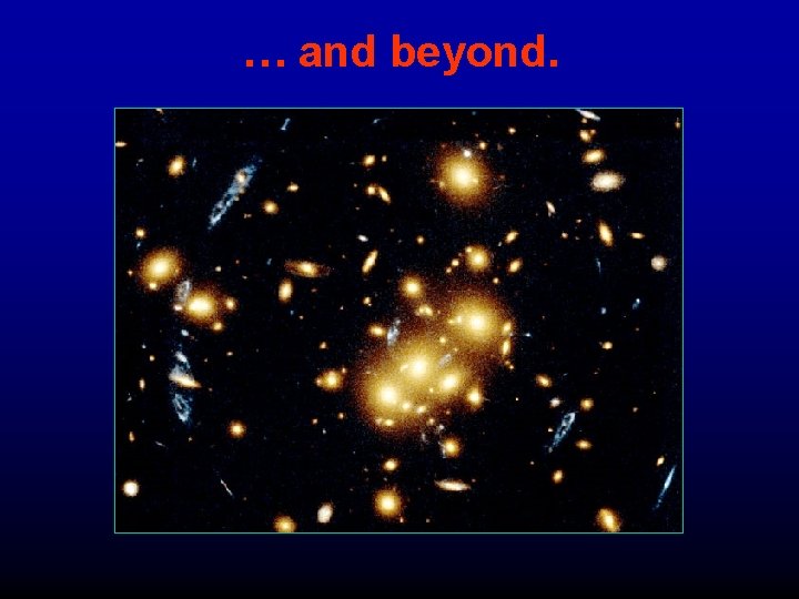 … and beyond. 