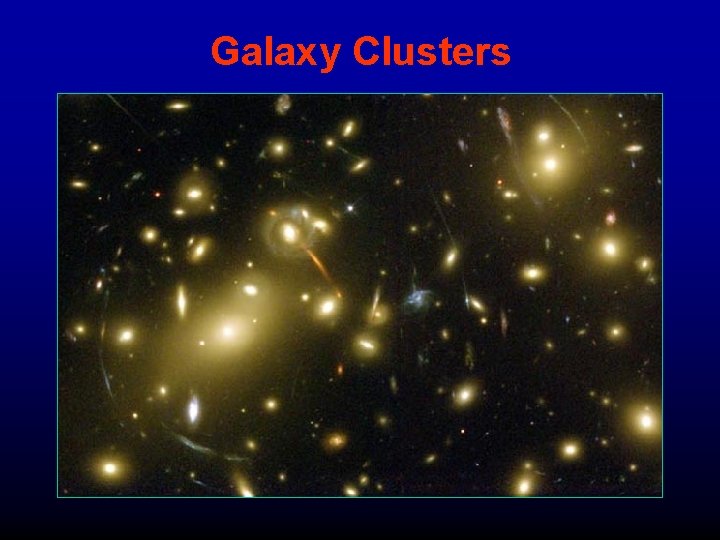 Galaxy Clusters 
