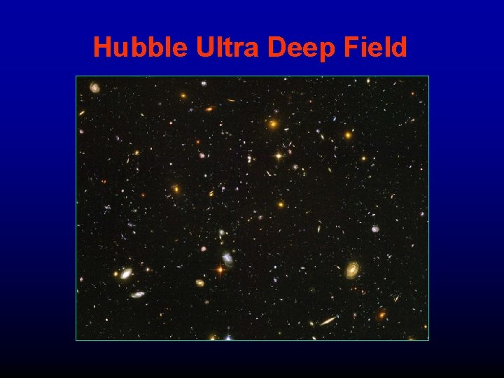 Hubble Ultra Deep Field 