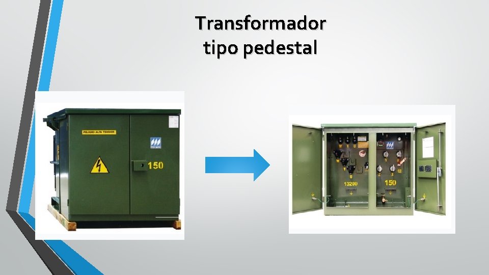 Transformador tipo pedestal 