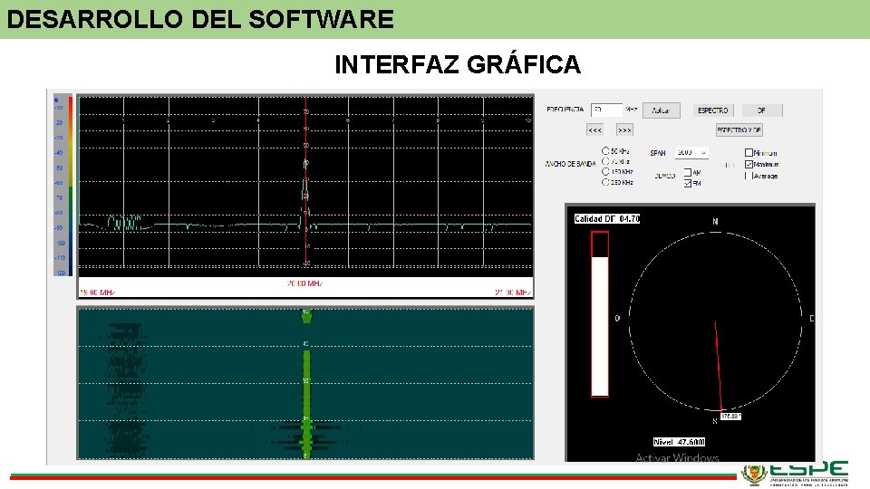 DESARROLLO DEL SOFTWARE INTERFAZ GRÁFICA 