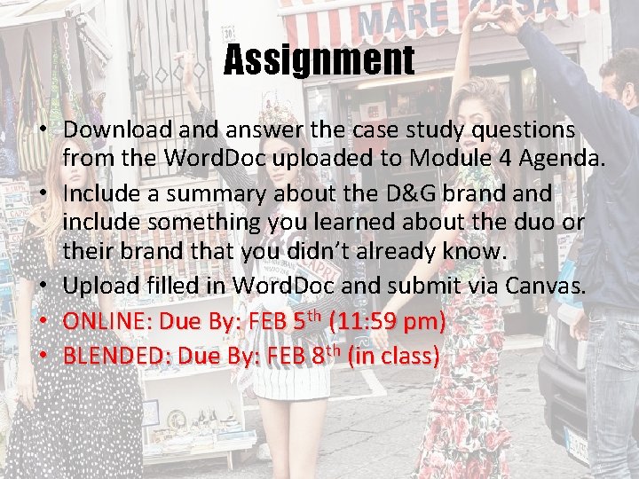 Assignment • Download answer the case study questions from the Word. Doc uploaded to