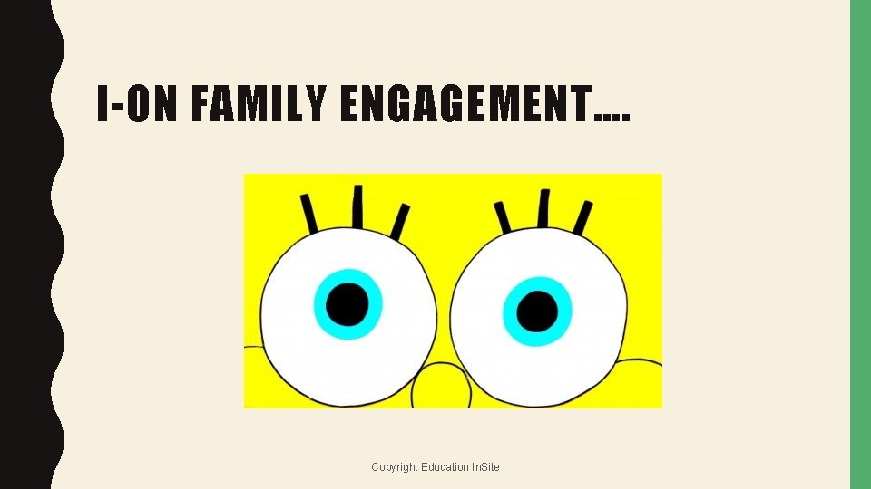 I-ON FAMILY ENGAGEMENT…. Copyright Education In. Site 