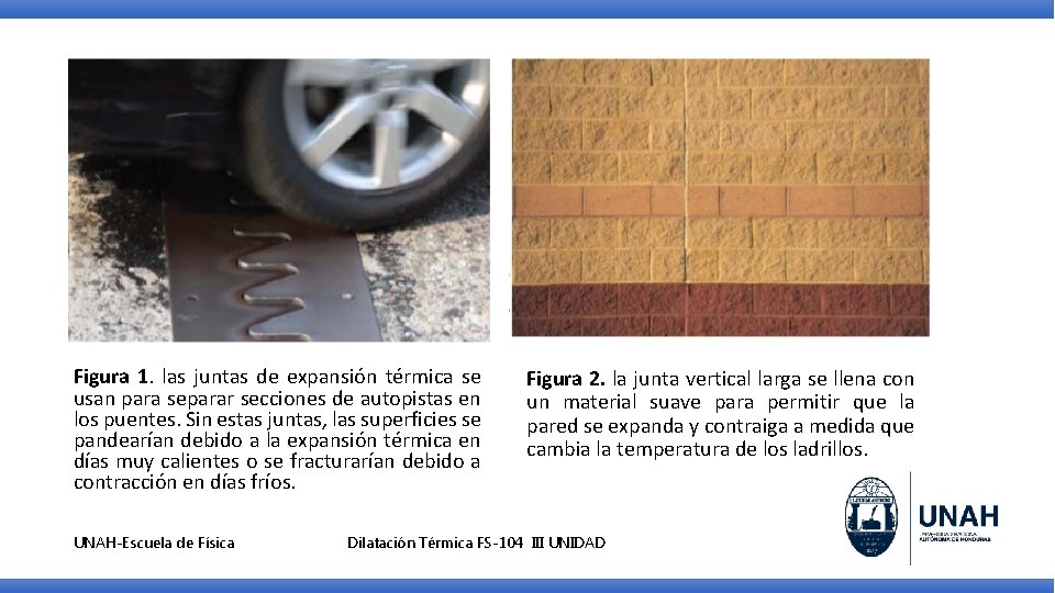 Figura 1. las juntas de expansión térmica se usan para separar secciones de autopistas