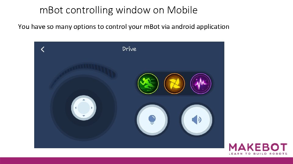 m. Bot controlling window on Mobile You have so many options to control your
