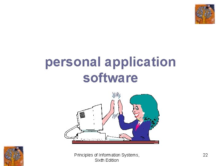 personal application software Principles of Information Systems, Sixth Edition 22 