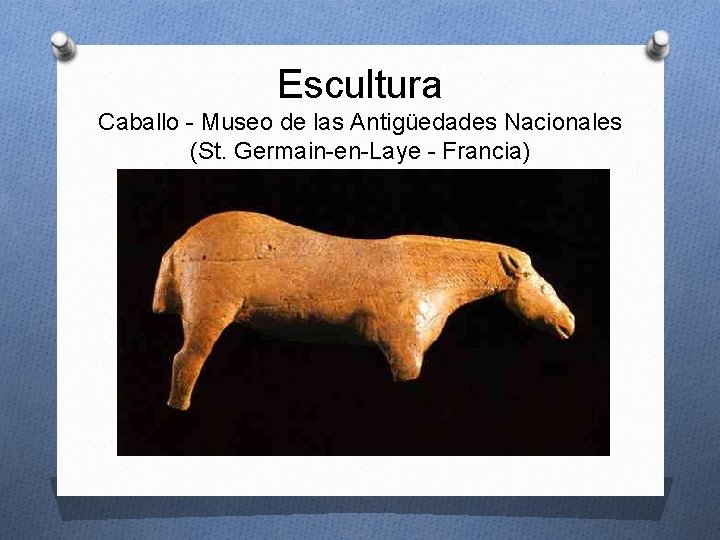Escultura Caballo - Museo de las Antigüedades Nacionales (St. Germain-en-Laye - Francia) Escultura Caballo - Museo de las Antigüedades Nacionales (St. Germain-en-Laye - Francia)