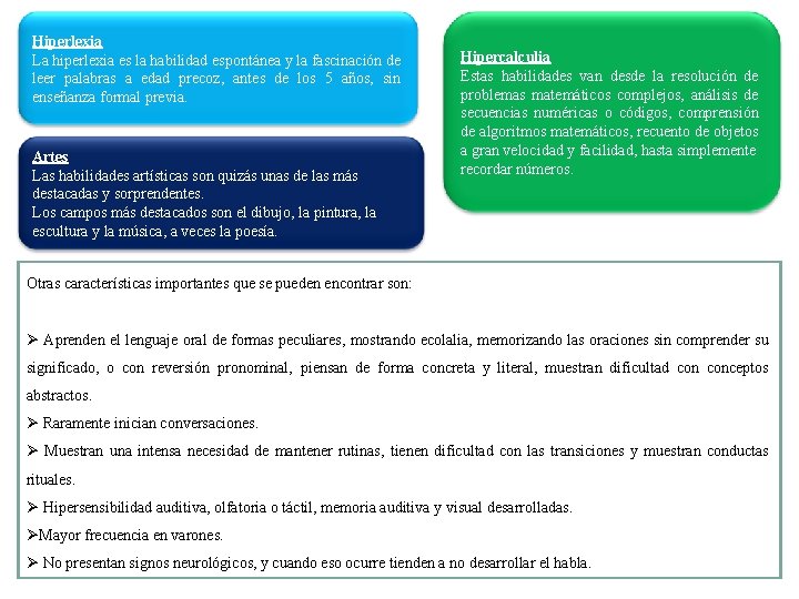 Hiperlexia La hiperlexia es la habilidad espontánea y la fascinación de leer palabras a