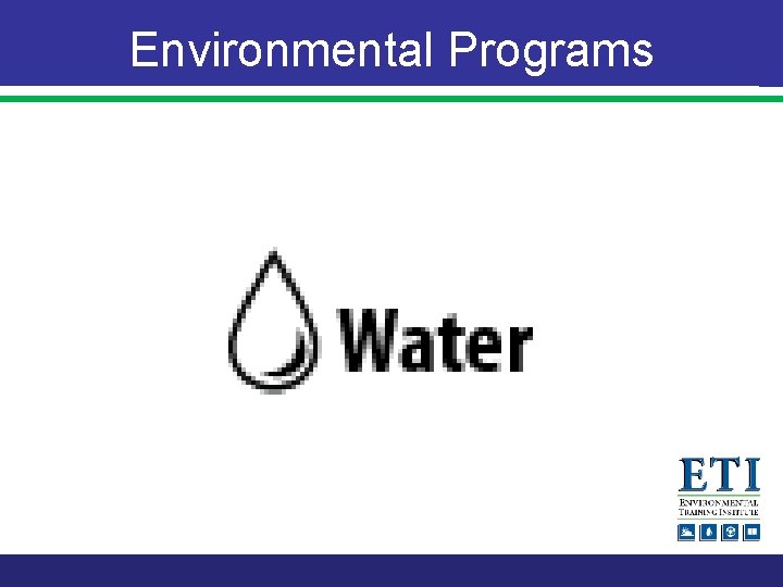 Environmental Programs 