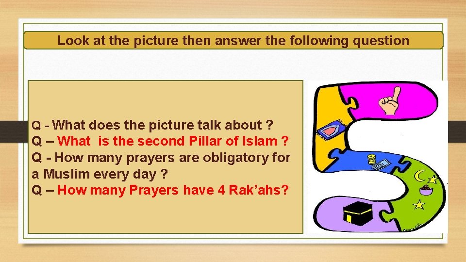 Look at the picture then answer the following question Q - What does the Look at the picture then answer the following question Q - What does the
