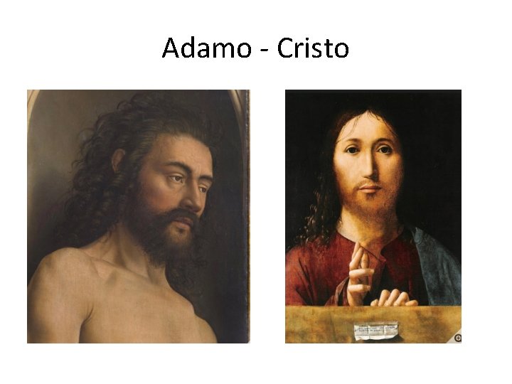 Adamo - Cristo 