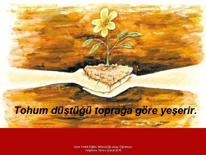 Tohum düştüğü toprağa göre yeşerir. 892 Numaralı Zihinsel Engellilerin Eğitimi Kursu ANKARA 951 Numaralı Tohum düştüğü toprağa göre yeşerir. 892 Numaralı Zihinsel Engellilerin Eğitimi Kursu ANKARA 951 Numaralı