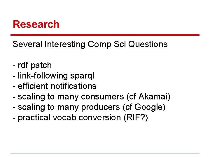 Research Several Interesting Comp Sci Questions - rdf patch - link-following sparql - efficient Research Several Interesting Comp Sci Questions - rdf patch - link-following sparql - efficient