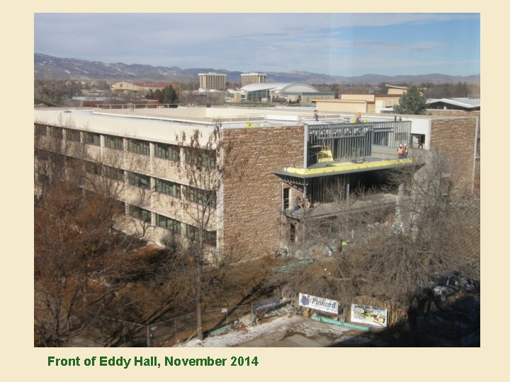 Front of Eddy Hall, November 2014 