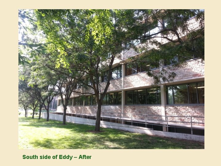 South side of Eddy – After 