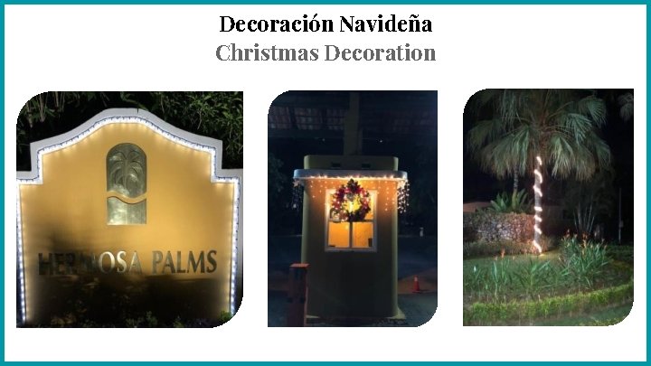 Decoración Navideña Christmas Decoration 